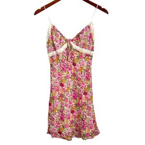 Princess Polly Emilee Mini Dress Pink Floral